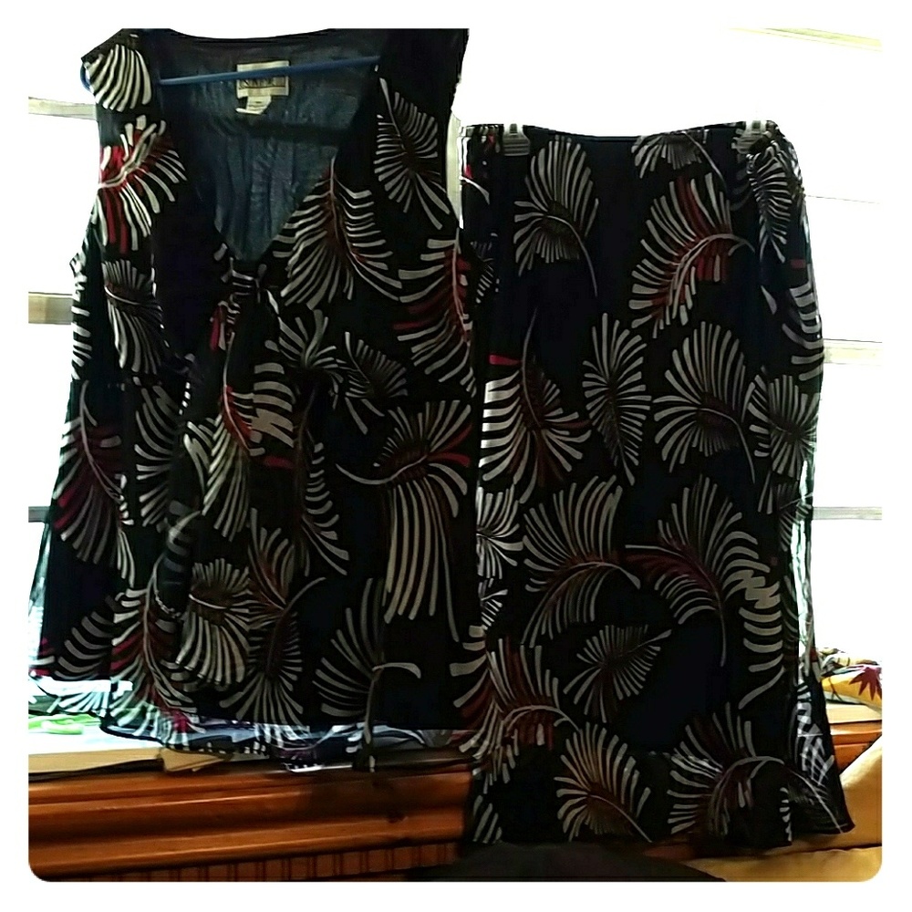 Skirt and Blouse